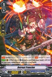 Retreat Francine - V-EB02: Champions of the Asia Circuit - Cardfight Vanguard card