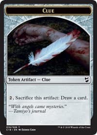 Clue // Construct (021) Double-Sided Token - Commander 2018 - Magic: The Gathering card