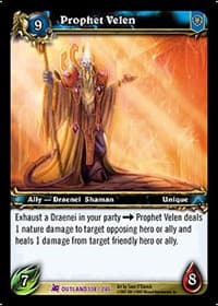 Prophet Velen - Fires of Outland - WoW card