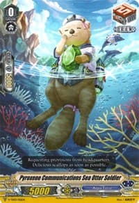 Pyroxene Communications Sea Otter Soldier - V-TD03: Leon Soryu - Cardfight Vanguard card