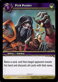 Pick Pocket - Fires of Outland - WoW card