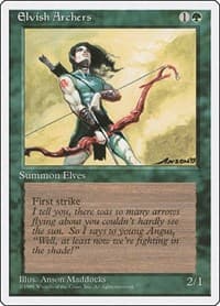 Elvish Archers - Fourth Edition - Magic: The Gathering card