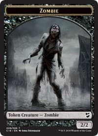 Zombie // Angel Double-Sided Token - Commander 2018 - Magic: The Gathering card