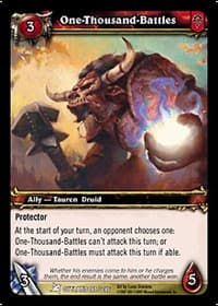 One-Thousand-Battles - Fires of Outland - WoW card