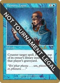 Memory Lapse - 2002 Carlos Romao (7ED) - World Championship Decks - Magic: The Gathering card