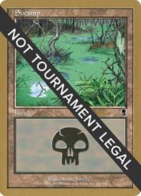 Swamp (340) - 2002 Carlos Romao (ODY) - World Championship Decks - Magic: The Gathering card