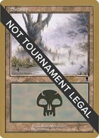 Swamp (341) - 2002 Carlos Romao (ODY) - World Championship Decks - Magic: The Gathering card