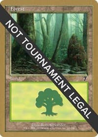 Forest (329) - 2002 Raphael Levy (7ED) - World Championship Decks - Magic: The Gathering card