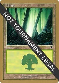 Forest (330) - 2002 Raphael Levy (7ED) - World Championship Decks - Magic: The Gathering card