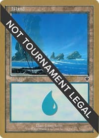 Island (336) - 2002 Raphael Levy (INV) - World Championship Decks - Magic: The Gathering card