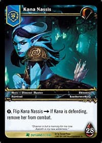 Kana Nassis - Fires of Outland - WoW card