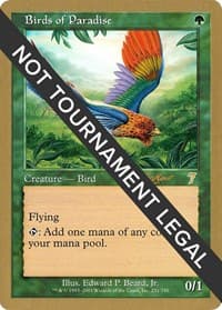 Birds of Paradise - 2002 Sim Han How (7ED) - World Championship Decks - Magic: The Gathering card