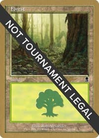 Forest (348) - 2002 Sim Han How (ODY) - World Championship Decks - Magic: The Gathering card