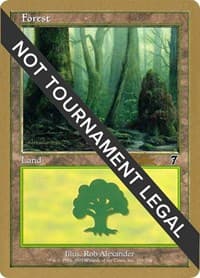Forest (329) - 2002 Sim Han How (7ED) - World Championship Decks - Magic: The Gathering card