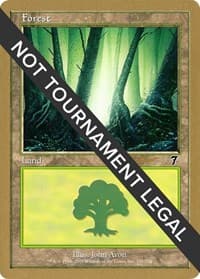 Forest (330) - 2002 Sim Han How (7ED) - World Championship Decks - Magic: The Gathering card