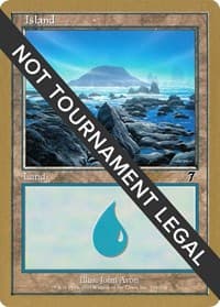Island (334) - 2002 Sim Han How (7ED) - World Championship Decks - Magic: The Gathering card