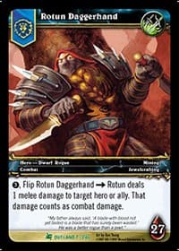 Rotun Daggerhand - Fires of Outland - WoW card