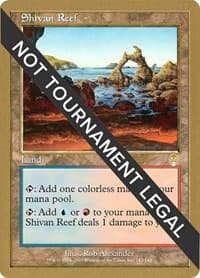 Shivan Reef - 2002 Sim Han How (APC) - World Championship Decks - Magic: The Gathering card