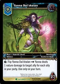 Yanna Dai'shalan - Fires of Outland - WoW card