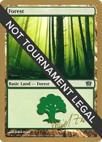 Forest (348) - 2003 Daniel Zink (8ED) - World Championship Decks - Magic: The Gathering card