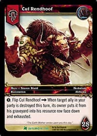 Cul Rendhoof - Fires of Outland - WoW card