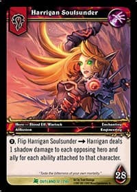 Harrigan Soulsunder - Fires of Outland - WoW card