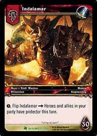 Indalamar - Fires of Outland - WoW card