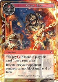 Chain Bind - New Dawn Rises - Force of Will card
