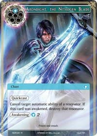 Arondight, the Nitrogen Blade - New Dawn Rises - Force of Will card