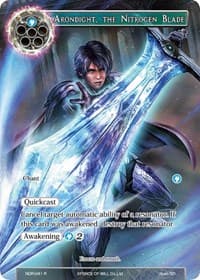 Arondight, the Nitrogen Blade (Full Art) - New Dawn Rises - Force of Will card