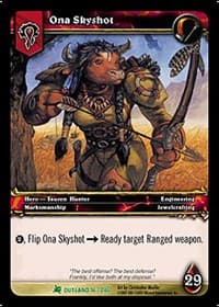 Ona Skyshot - Fires of Outland - WoW card