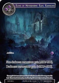 Ruins of Neverending Rain, Rainruins (Full Art) - New Dawn Rises - Force of Will card