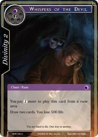 Whispers of the Devil - New Dawn Rises - Force of Will card