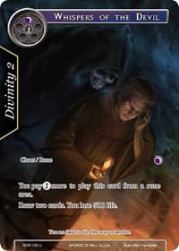 Whispers of the Devil (Full Art) - New Dawn Rises - Force of Will card