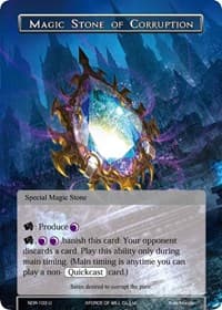 Magic Stone of Corruption - New Dawn Rises - Force of Will card
