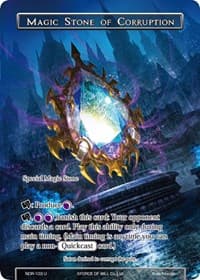 Magic Stone of Corruption (Full Art) - New Dawn Rises - Force of Will card