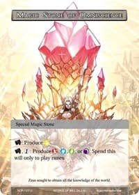 Magic Stone of Omniscience - New Dawn Rises - Force of Will card