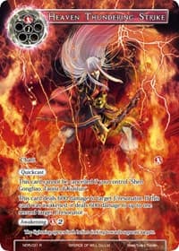 Heaven Thundering Strike (Full Art) - New Dawn Rises - Force of Will card