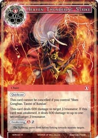 Heaven Thundering Strike - New Dawn Rises - Force of Will card