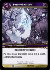 Force of Nature - Fires of Outland - WoW card