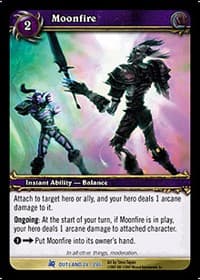 Moonfire - Fires of Outland - WoW card