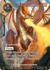 Dragon of Kunlun - Valhalla Cluster Starter Deck - Force of Will card