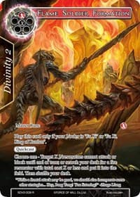 Flame Soldier Formation - Valhalla Cluster Starter Deck - Force of Will card