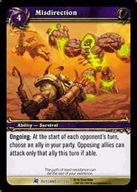 Misdirection - Fires of Outland - WoW card