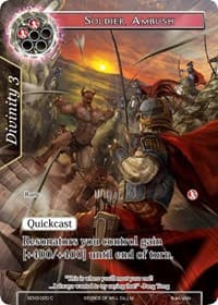 Soldier Ambush - Valhalla Cluster Starter Deck - Force of Will card