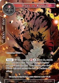 Tiger of Kunlun - Valhalla Cluster Starter Deck - Force of Will card