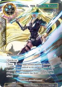 Perceval, the Shining Knight - Valhalla Cluster Starter Deck - Force of Will card