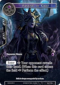 Fanatic of Grief - Valhalla Cluster Starter Deck - Force of Will card