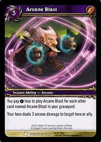 Arcane Blast - Fires of Outland - WoW card