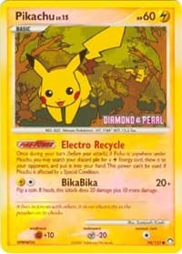 Pikachu - 94/123 (Diamond & Pearl) - Burger King Promos - Pokemon card
